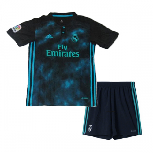 Kids Real Madrid 2017-18 Away Special Soccer Shirt With Shorts